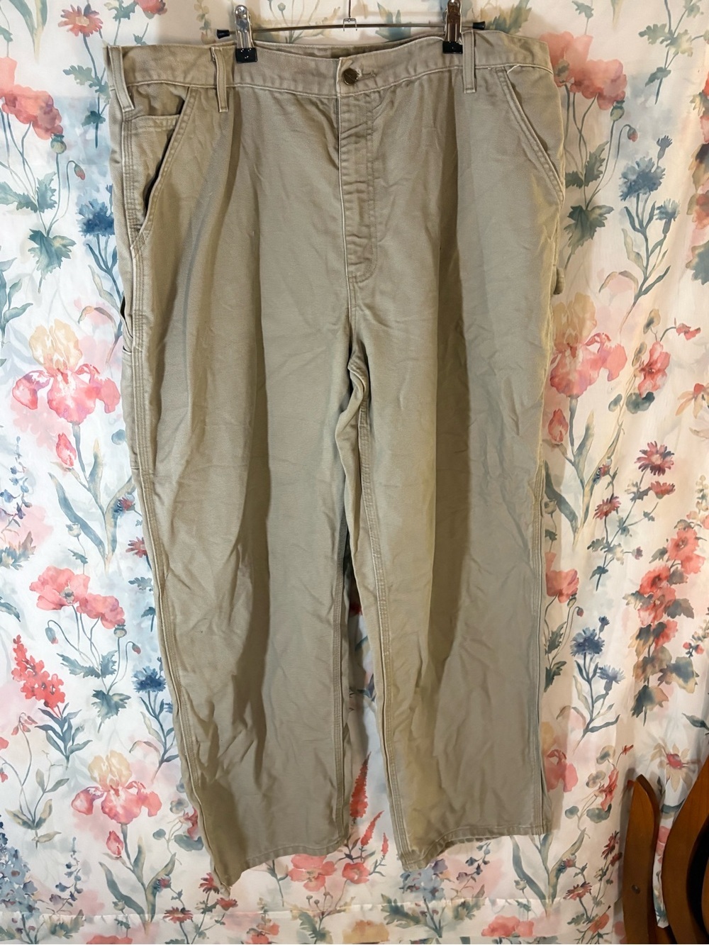 Carhartt Men's Cargo Pants in Light Khaki